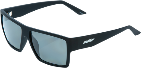 Factory Sunglasses - Matte Black - Gray Polarized Lens