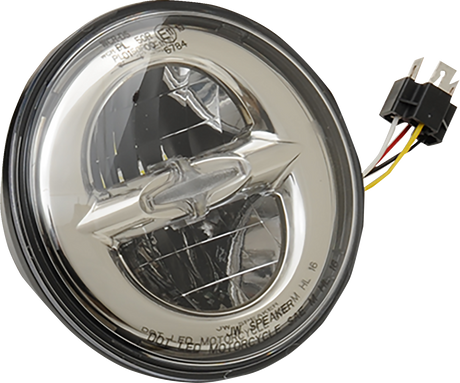 Headlamp - Reflector Style - 5-3/4\" - LED - Chrome