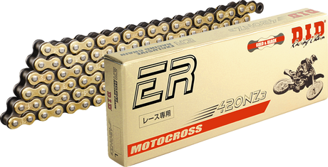 420 NZ3 - High-Performance Motorcycle Chain - Gold - 130 Links
