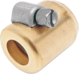 Oil Line Hose Clamps - Brass - 3/8\" - 6-Pack