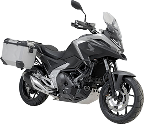 TRAX ADV Aluminum Case System - Silver - Honda NC750 X \'20-\'24 2020 - 2024
