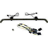 CUSTOM DYNAMICS  2040-3309 Center Fairing Vent Trim with Turn Signals Fairing Vent - Turn Signals - Black - Smoke Lens