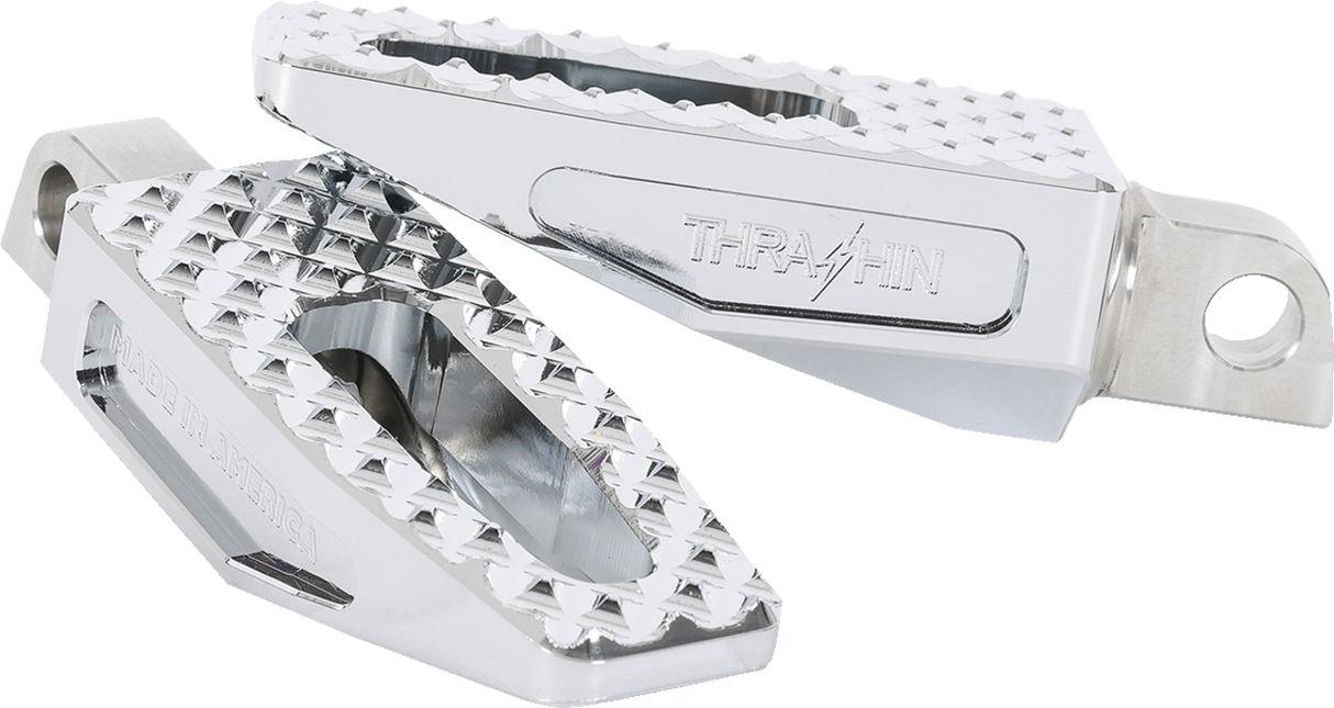 Slim P-54 Footpegs - Front/Rear - Chrome