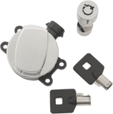 Side Hinge Ignition Switch with Fork Lock - Chrome 2011 - 2017