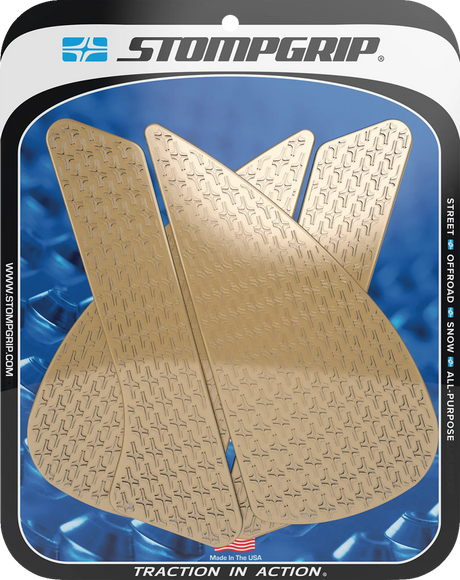 Traction Pad Tank Grips - Icon - Clear - CBR1000RR-R Fireblade SP 2021 - 2025