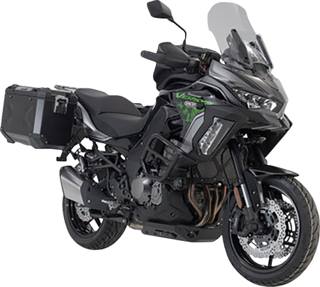 TRAX ADV Aluminum Case System - Black - Kawasaki Versys 1000 \'18-\'23 2018 - 2023