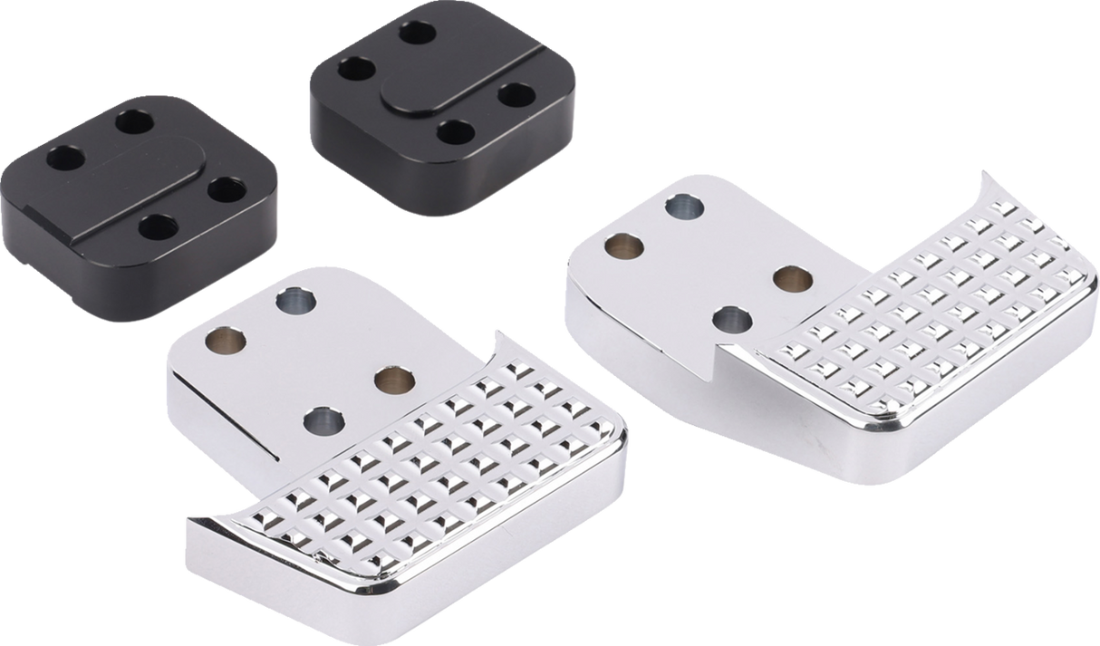 Apex Floorboard Tail Extension with 1/2\" Lift Kit - Chrome