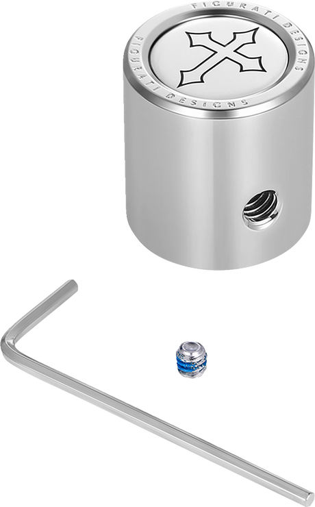 Heel-Toe Shifter Cover - Maltese Cross - Stainless Steel 1984 - 2022