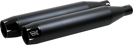 3-1/2\" Slip-On Mufflers - Black 2018 - 2022