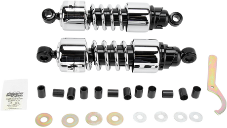 Shocks - 412 Cruiser Series - Chrome - 11.5\" - Heavy Duty 1988 - 2009
