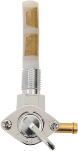 Fuel Petcock - 90° - Chrome - 1/4\" NPT