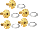 Bolt Kit - Holeshot/Front/Floating/Brake Rotor - Spoke Mount - Gold - 5 Pack 2014 - 2025