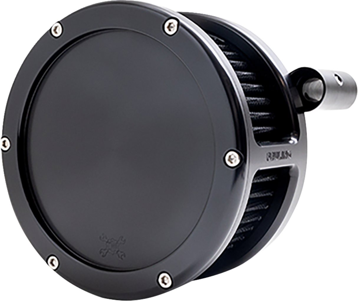 BA Air Cleaner Kit - Black with Black Filter - Twin Cam 1999 - 2017