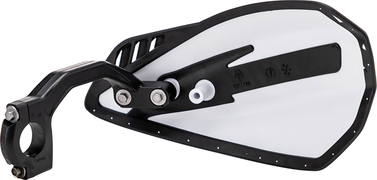 Handguards - Cyclone - White/Black