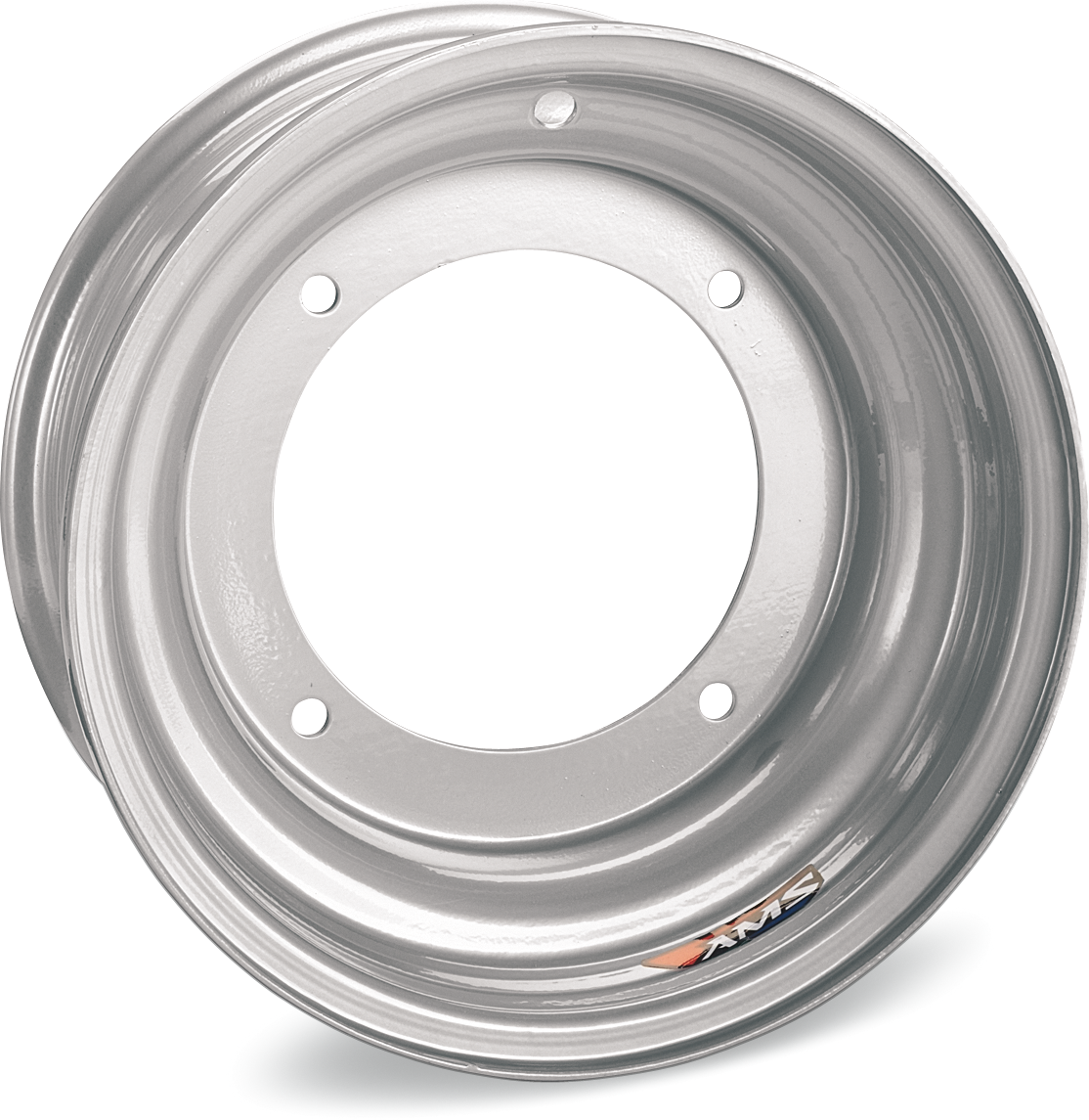 Steel Wheel - Front - Chrome - 10x5 - 4/144 - 2+3