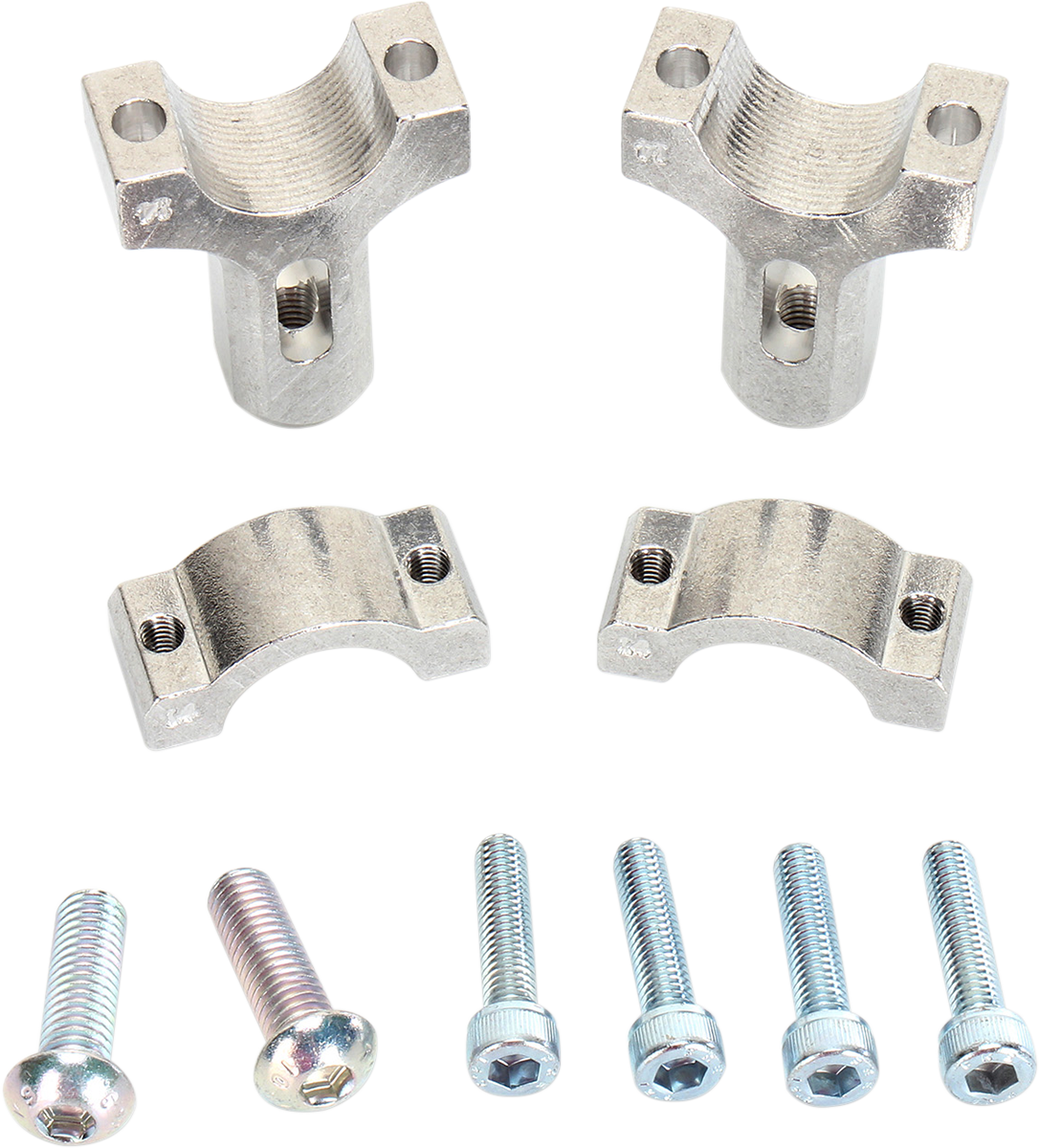 1-1/8\" Mount Clamps for Aluminum Handguards - Silver