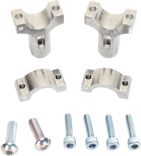 1-1/8\" Mount Clamps for Aluminum Handguards - Silver