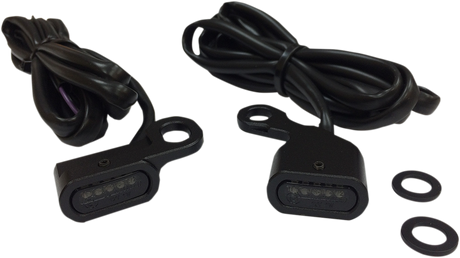 LED Handlebar Marker Lights - Black/Smoke 1996 - 2017