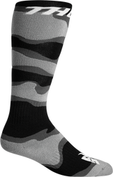 Youth MX Camo Socks - Gray/White - Size 1-6