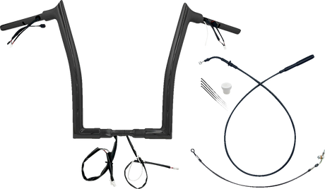 1-1/2\" EZ Install Pointed Top Handlebar - 16\" - Black 2023 - 2024