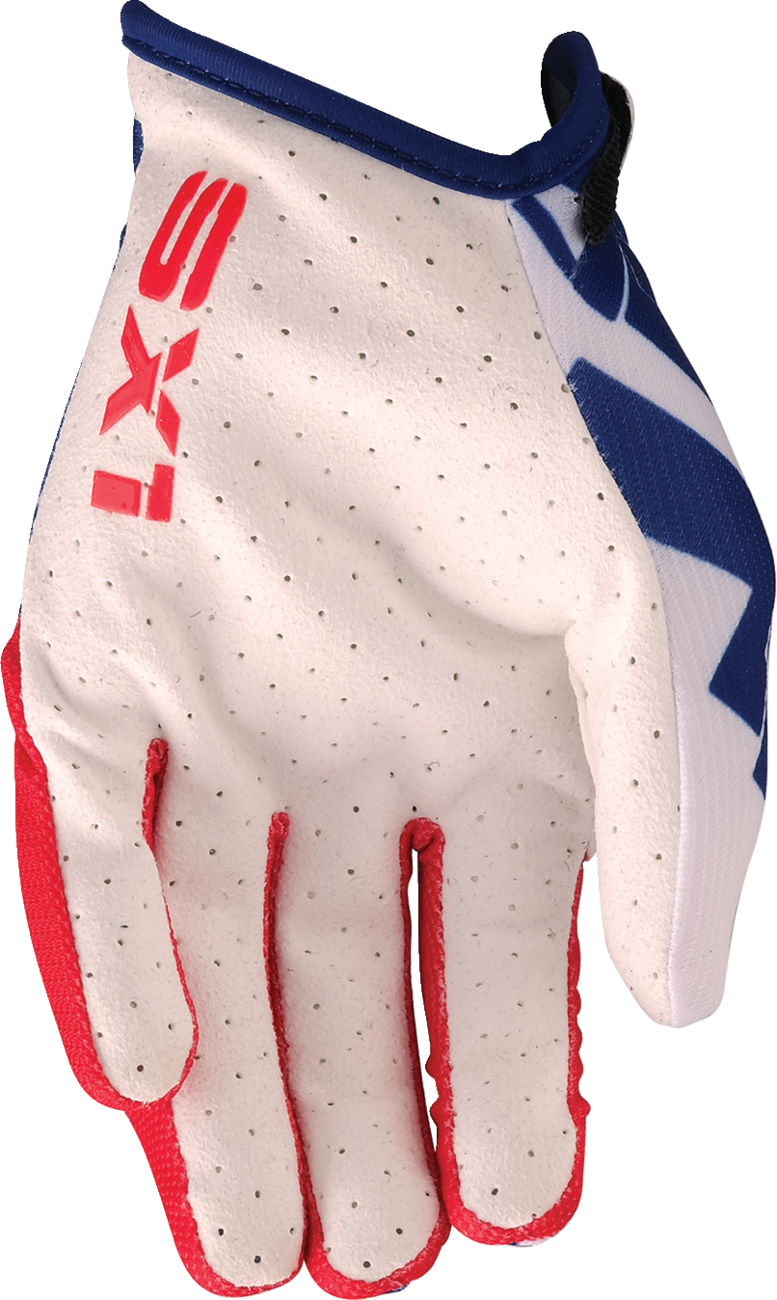 Youth SX1™ Gloves - Red/White/Blue - Small