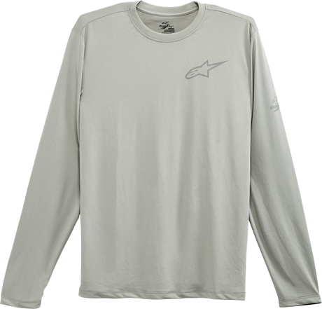 Pursue Performance Long-Sleeve T-Shirt - Silver - Large