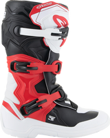 Youth Tech3S Boots - White/Black/Red - US 6 / EU 39