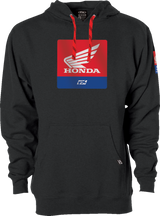 Honda Boxer Pullover Hoodie - Heather Charcoal - Large