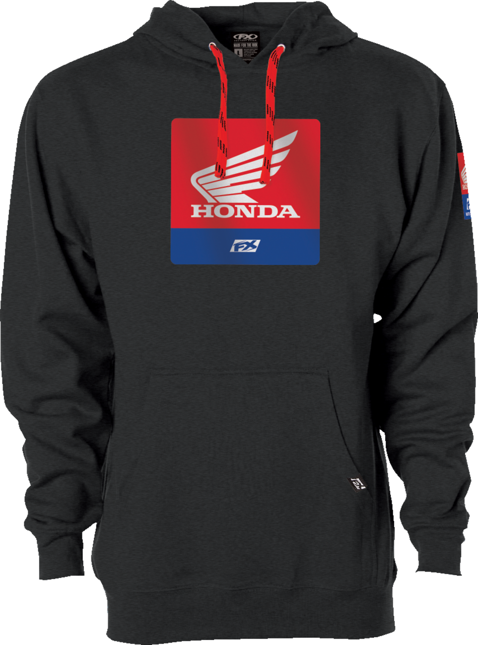 Honda Boxer Pullover Hoodie - Heather Charcoal - Large