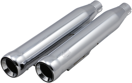 3\" Neighbor Hater Mufflers for \'91-\'17 Dyna - Chrome 1991 - 2017