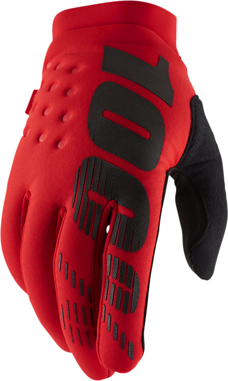 Brisker Gloves - Red - Medium