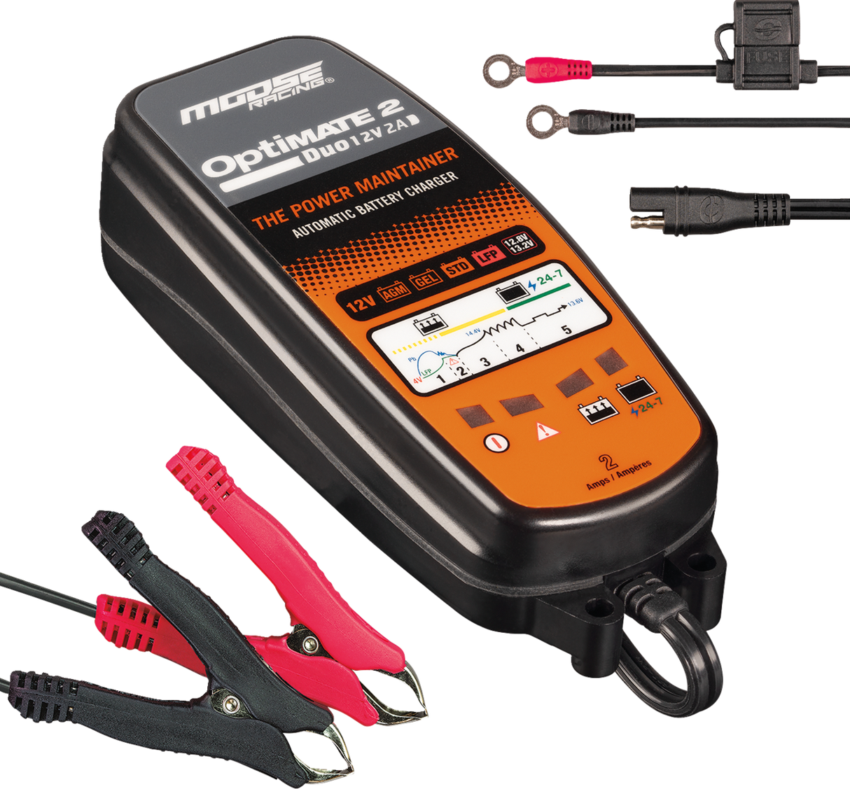 Battery Charger/Maintainer - Optimate 2 Duo