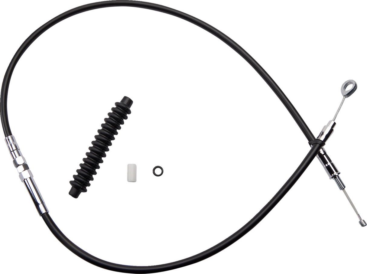 High-Efficiency Black Vinyl Clutch Cable - 48\" 1986 - 2013