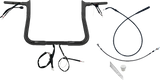 1-1/4\" EZ Install Pointed Top Handlebar - 11\" - Black 2023 - 2024