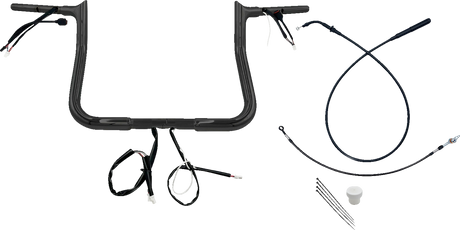 1-1/4\" EZ Install Pointed Top Handlebar - 11\" - Black 2023 - 2024