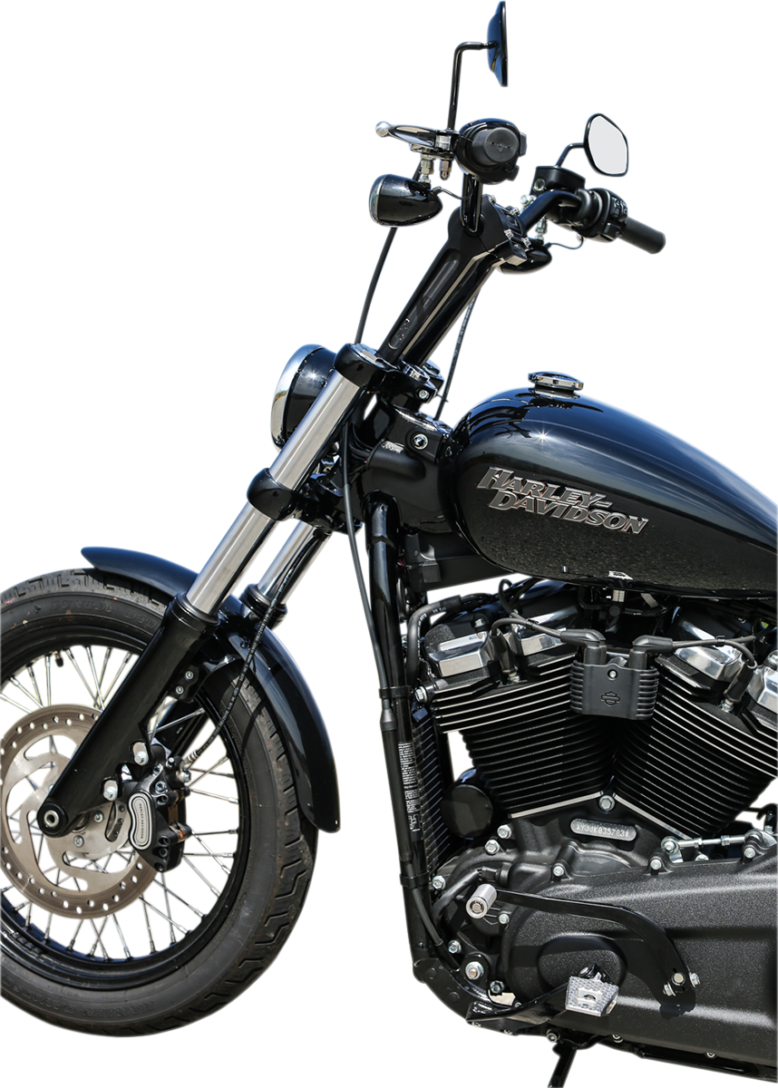 Risers - Straight - 8\" - Gauge Cutout - Black 2018 - 2021