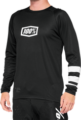 R-Core Long-Sleeve Jersey - Black/White - 2XL