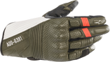 Kei Gloves - Forest/Black/White/Fluo Red - 2XL
