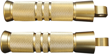 Brass Footpegs - Grooved