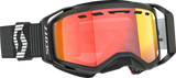 Prospect 2.0 SMB Goggle - Black/White - Enhancer Red Chrome Lens