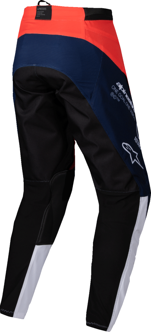 Pro-Dura Pants - Navy/Hot Orange/White - 34