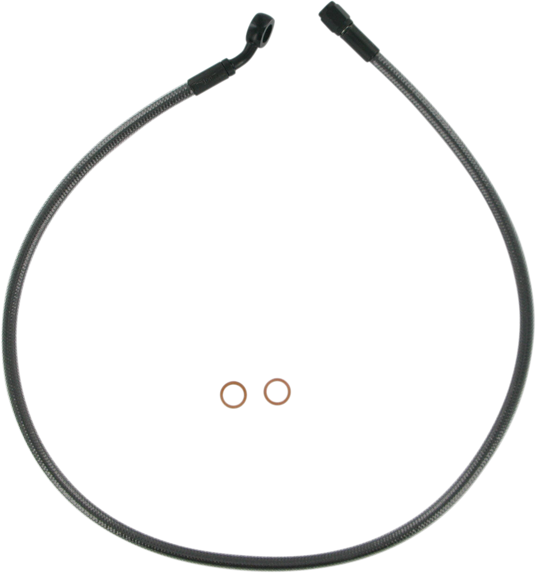 Brake Line - 10 mm-35° - 29\" - Black Pearl