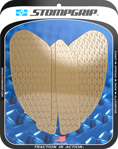 Traction Pad Tank Grips - Icon - Clear - KLX 230/S/SM 2022 - 2025