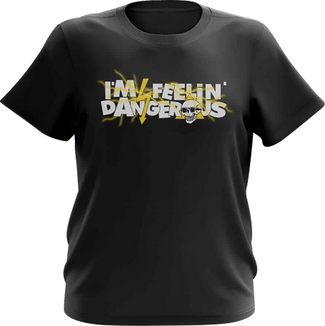 Youth Shocking T-Shirt - Black/Yellow - Large