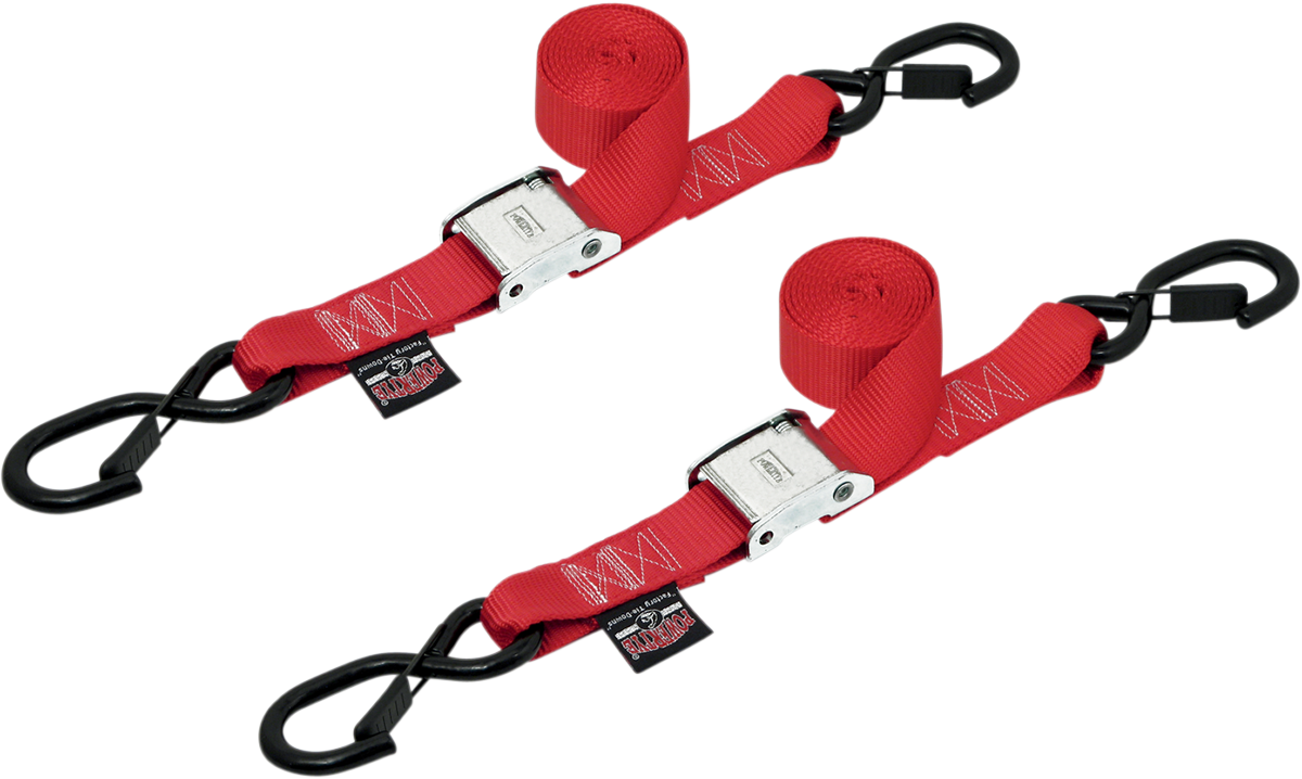 Cam Tie-Downs - 1-1/2\" x 5-1/2\' - Red