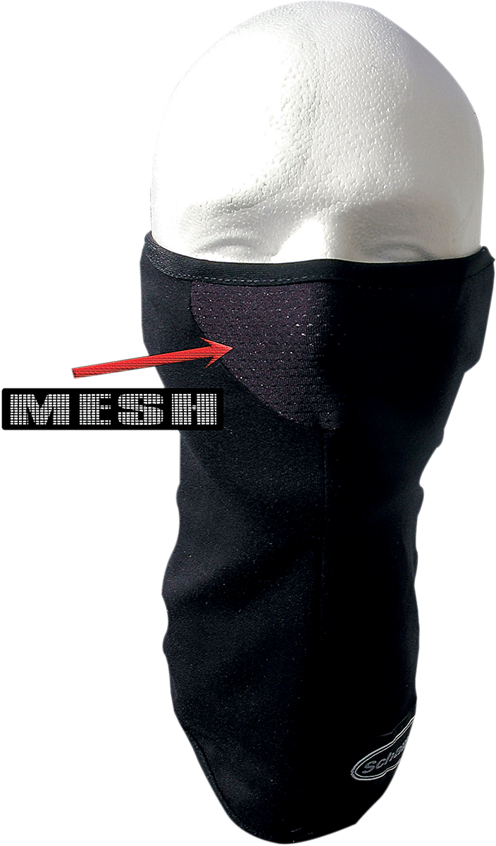 Half-Face Stretch Mask - Black