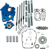 Cam Chest Kit with Plate - Gear Drive - Water Cooled - 475 Cam - Chrome Pushrods -M8 2017 - 2020