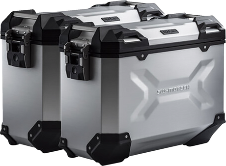 TRAX ADV Aluminum Case System - Silver - KTM Super Moto 950/SMR/SMT 990 \'05-\'13 2005 - 2013