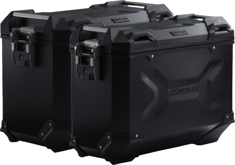 TRAX ADV Aluminum Case System - Black - Honda Africa Twin \'16-\'17 2016 - 2017