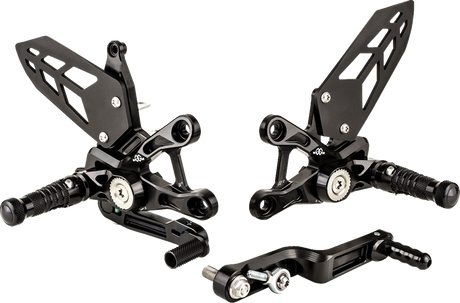 MUE2 Rearset - Black - Suzuki 2017 - 2022